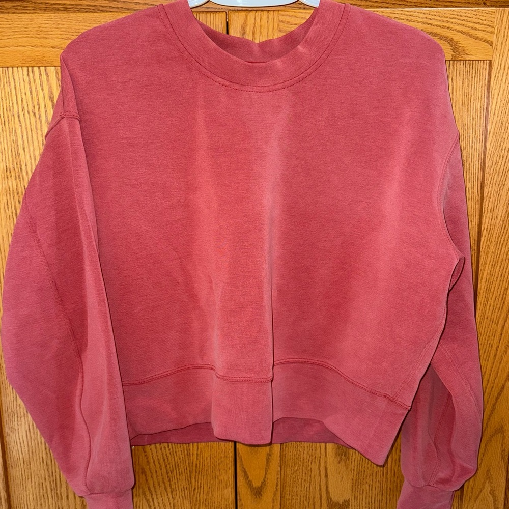 Lululemon Like New Softstreme Perfectly Oversized Cropped Crew